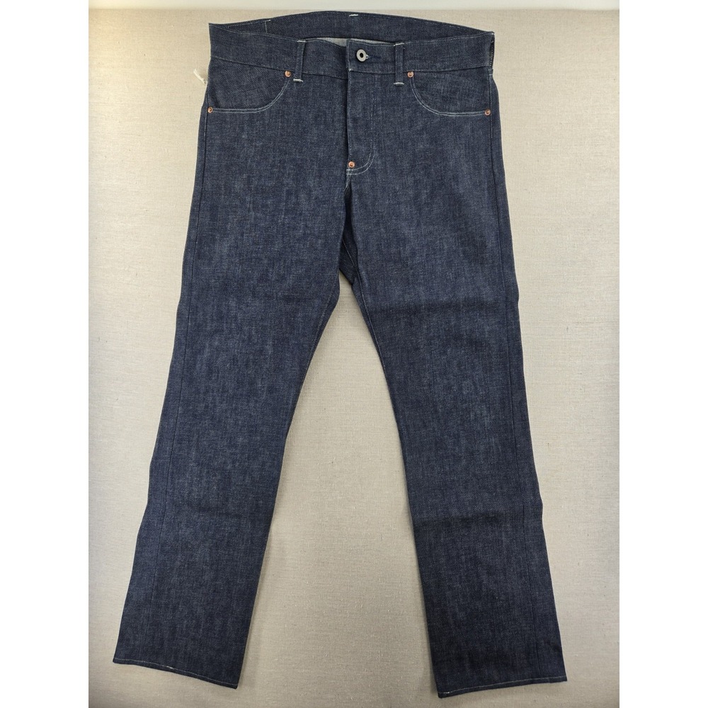 Baird Jeans Mens Fits 34x32" Selvedge Raw Denim Blue Deadstock